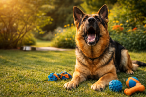 pastor alemão late muito