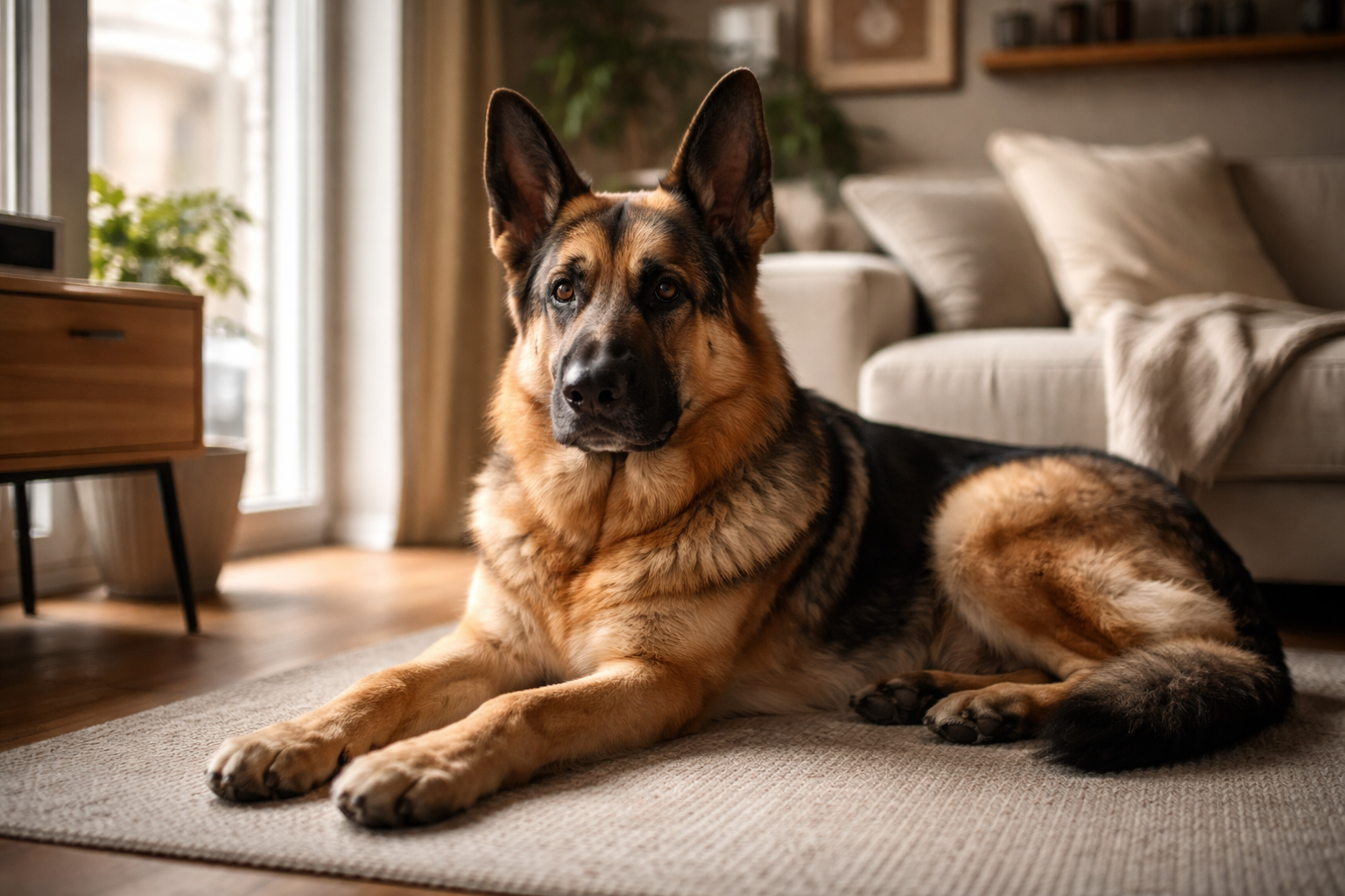 pastor alemão pode viver em apartamento pequeno