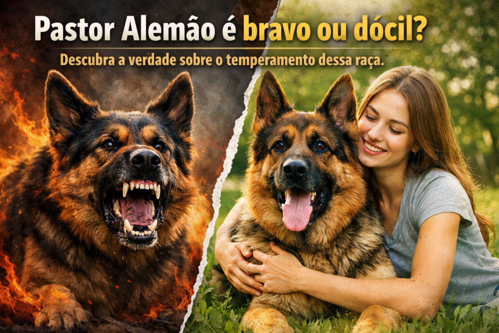 pastor alemao e bravo?