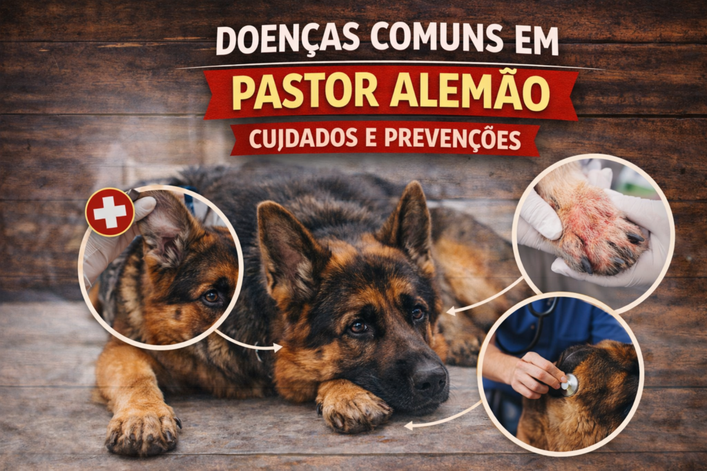 Doenças Comuns em Pastor Alemão Cuidados e Prevenções