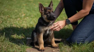 como ensinar filhote de pastor alemão a fazer necessidades no lugar certo