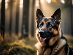como ensinar pastor alemão a sentar