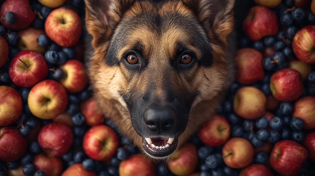frutas que o pastor alemão pode comer com segurança