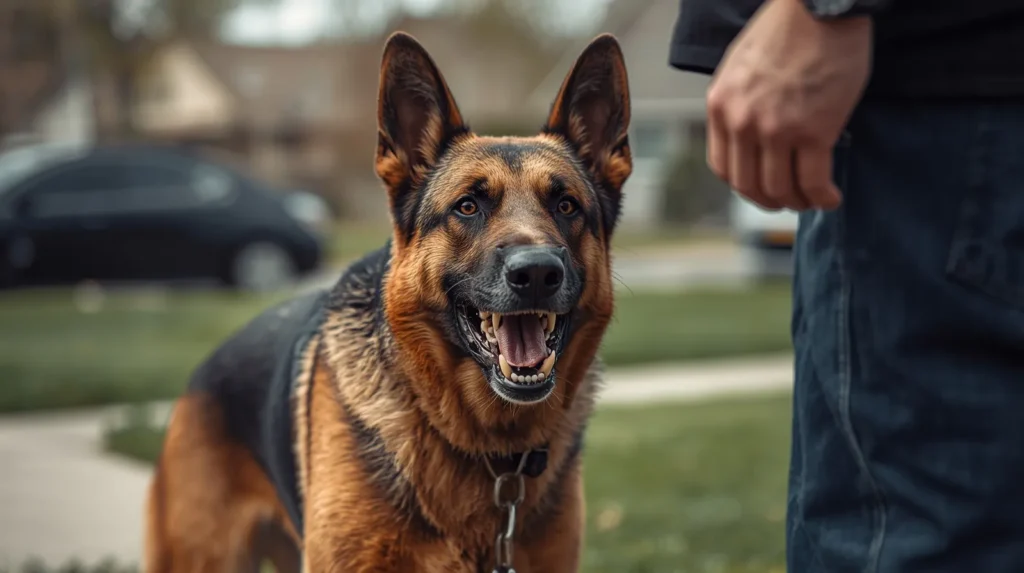 Pastor Alemão É Agressivo Com Estranhos
