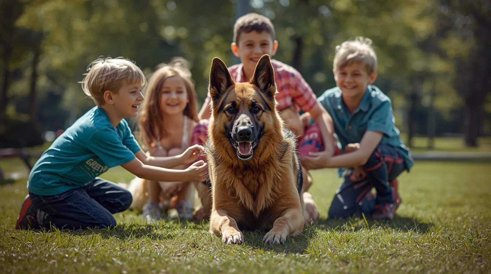 Pastor Alemão É Bom Com Crianças