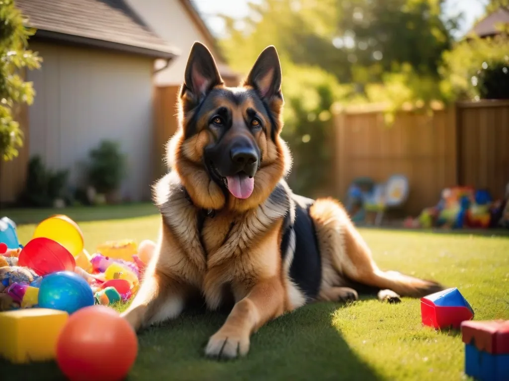 pastor alemão é bom para família
