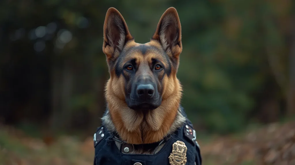 pastor alemão e cão policial?