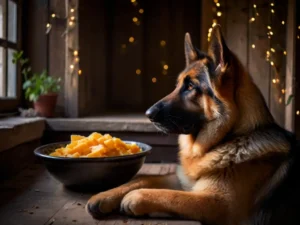 pastor alemão com falta de apetite