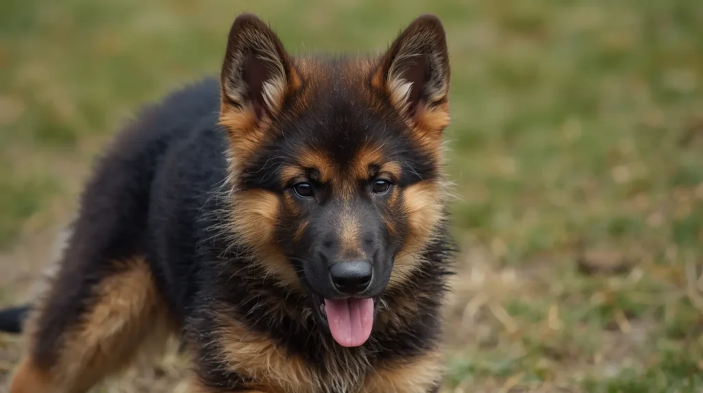 pastor alemão filhote puro como saber