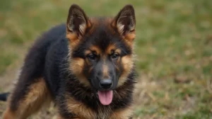 pastor alemão filhote puro como saber