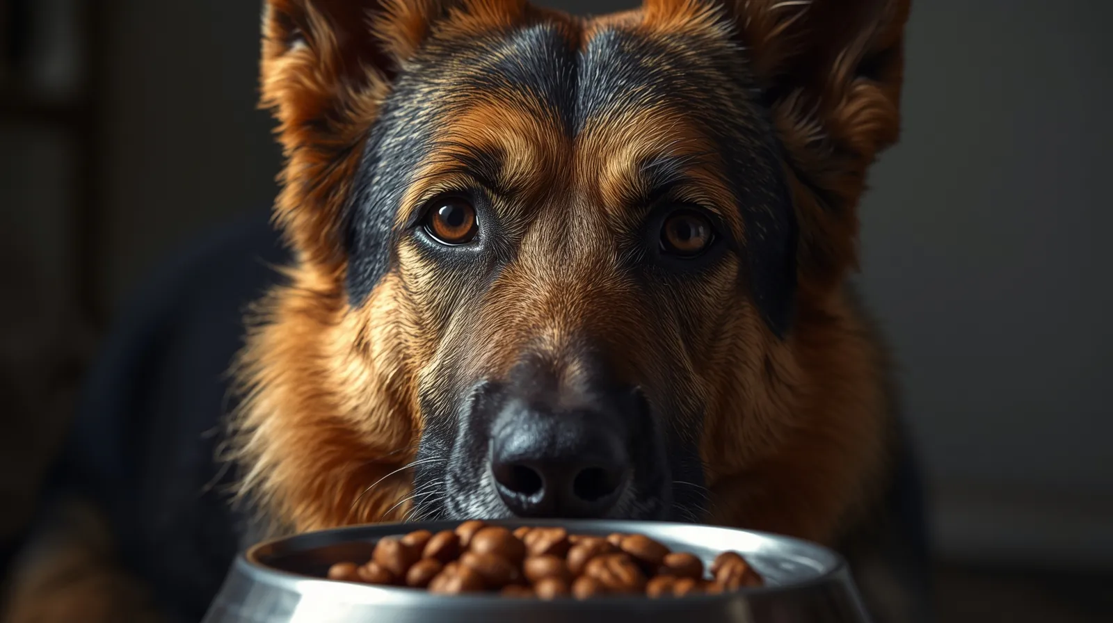 meu pastor alemão não quer comer ração o que fazer