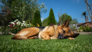 pastor alemão pode dormir fora de casa