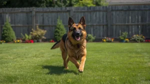 pastor alemão precisa de quintal grande