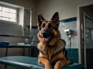 quando levar pastor alemão ao veterinário