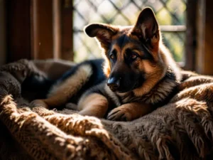 quantas horas filhote de pastor alemão dorme