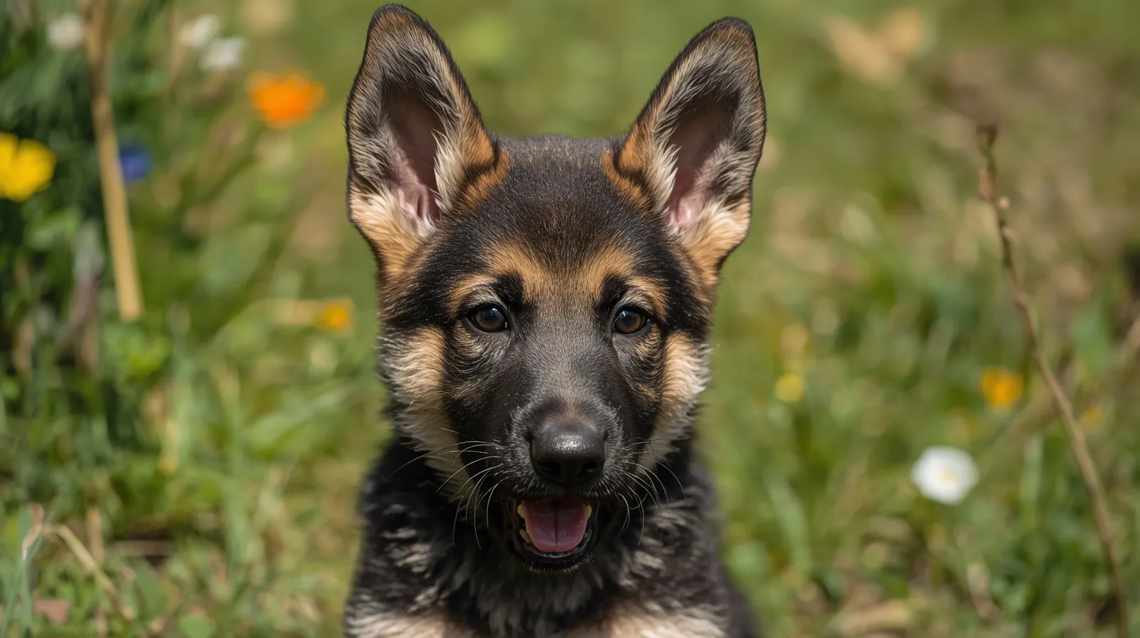 com quantos meses o filhote de pastor alemão levanta a orelha