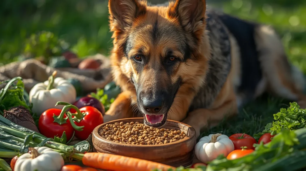 receita de alimentação natural para pastor alemão