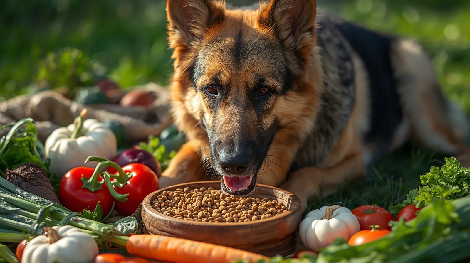 receita de alimentação natural para pastor alemão