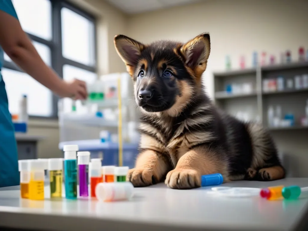 vacina para pastor alemão filhote