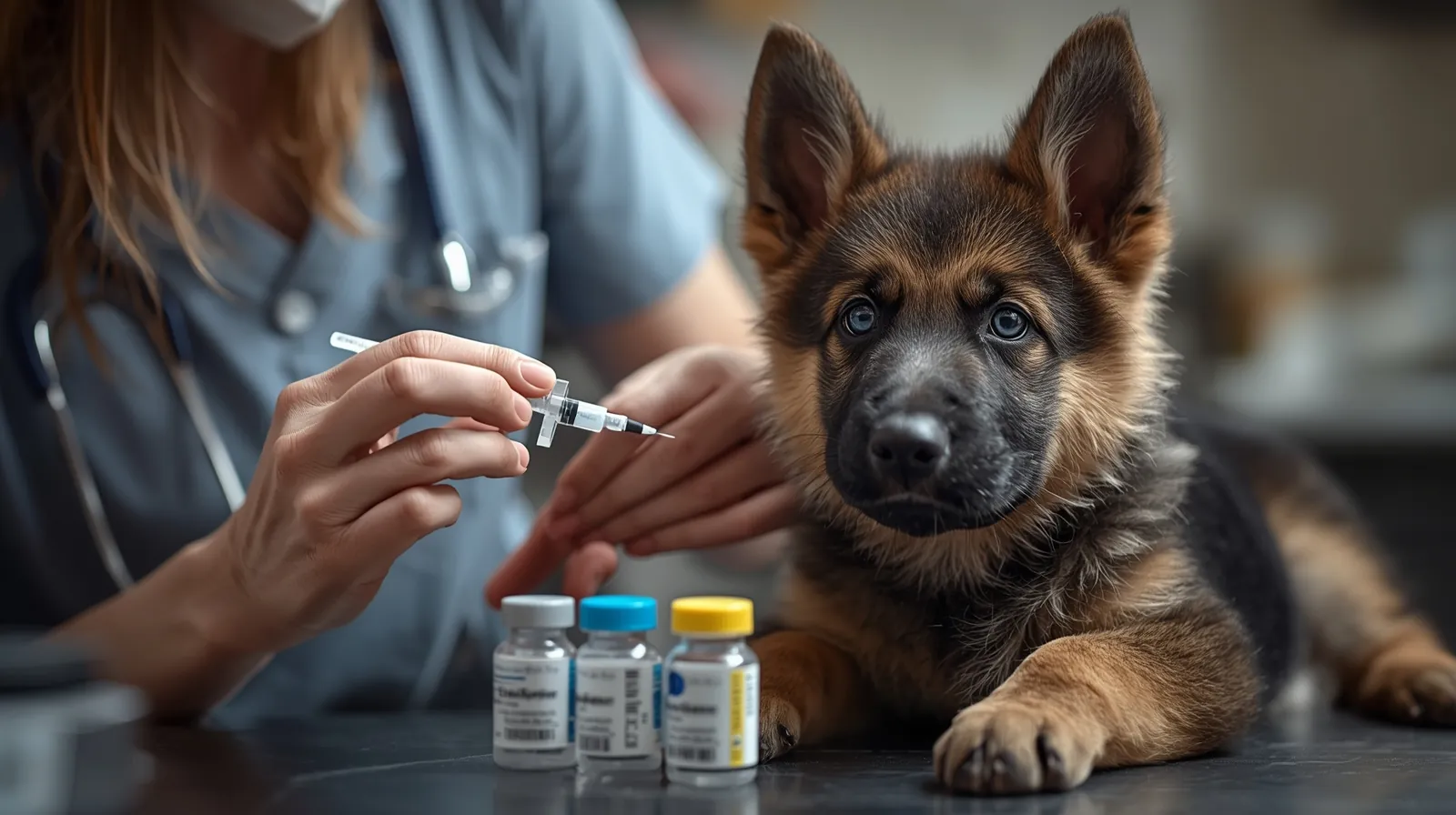 vacinação filhote pastor alemão tabela